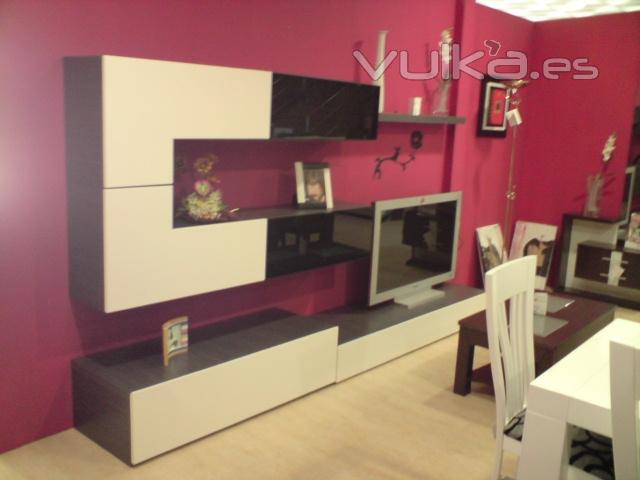 mueble saln diseo en chapa de roble