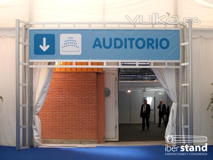 Estructuras y complementos modulares para eventos