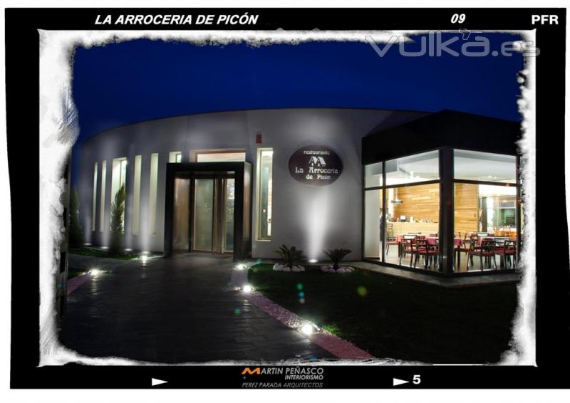 Restaurante La Arrocera de Picn - MARTINPEASCOinteriorismo. Tlf. 650022654 - Fachada Acceso