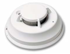 Detector optico de humos inalambrico autonomo con sirena incluida o para conexion a central de robo