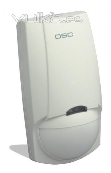 Detector DSC interior doble tecnologia con antienmascaramiento. (Grado 3 alta seguridad interior)