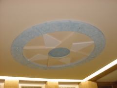 Detalle del techo del vestibulo de la delegacion del gobierno en cantabria