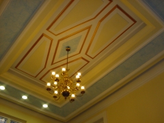 Detalle del techo de escalera del vestibulo de la delegacin del gobierno en cantabria