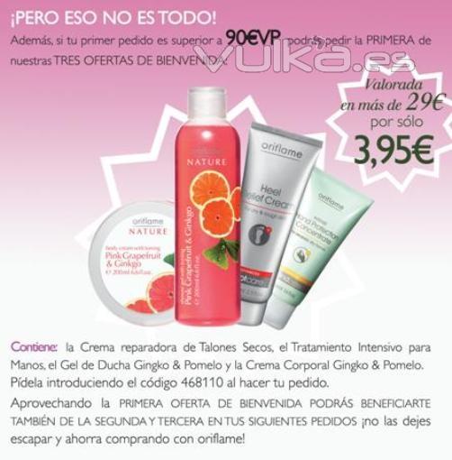 Promocin socios nuevos Oriflame