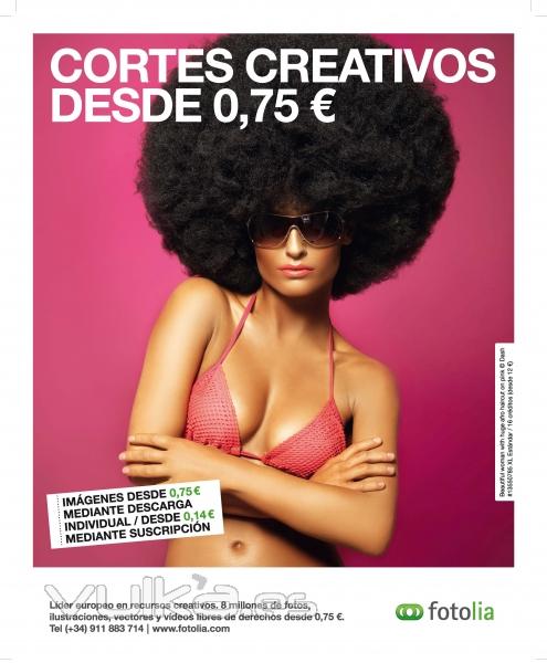 Publicidad Fotolia - Cortes creativos