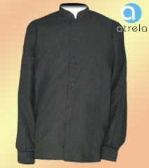 Camisa camarero cuello Mao