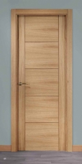 Puerta de madera con estrias mdf modelo mi-04