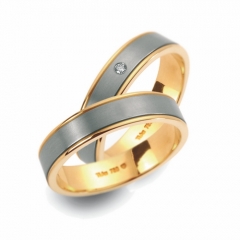 Alianzas de boda en titanio