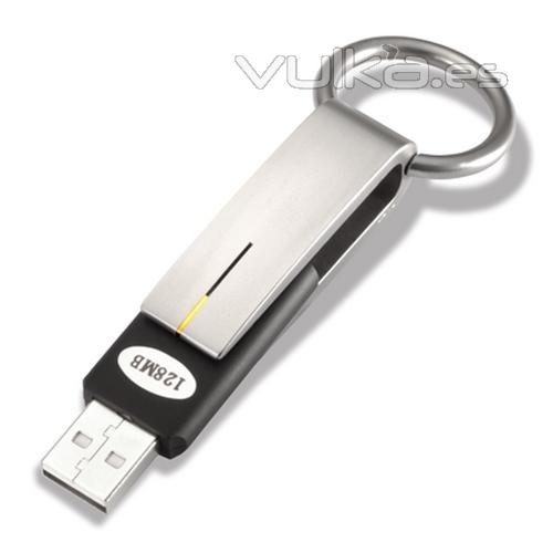 Llavero de titanio + USB