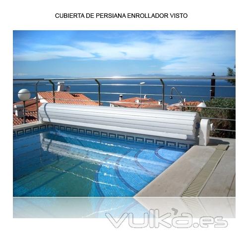 CUBIERTA FLOTANTE DE PISCINA, LAMAS DE PVC, EXCELENTE AHORRO TRMICO Y SEGURIDAD FRENTE A CADAS ACCIDENTALES. ...