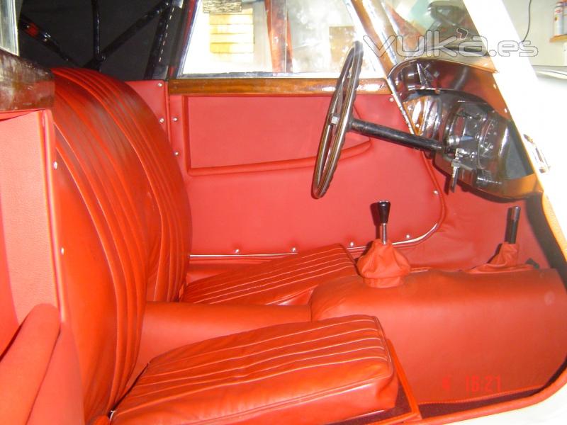 Tapizado interior del Morgan