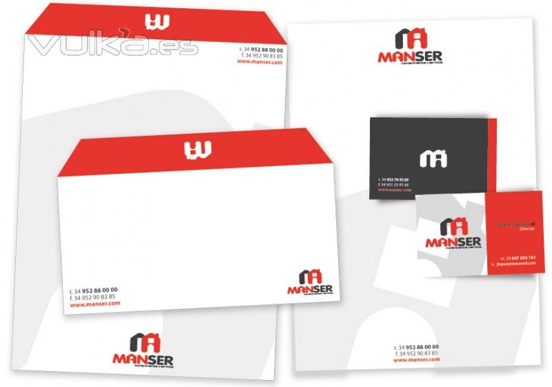 Diseño de Identidad Coporativa Manser