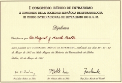 Congreso iberico de estrabismo lisboa marzo 1987