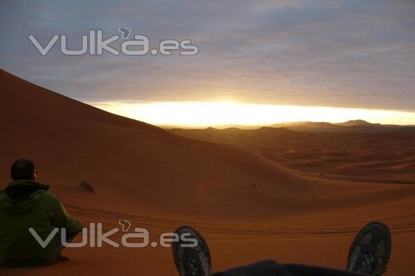 Amanece en la gran duna - Merzouga