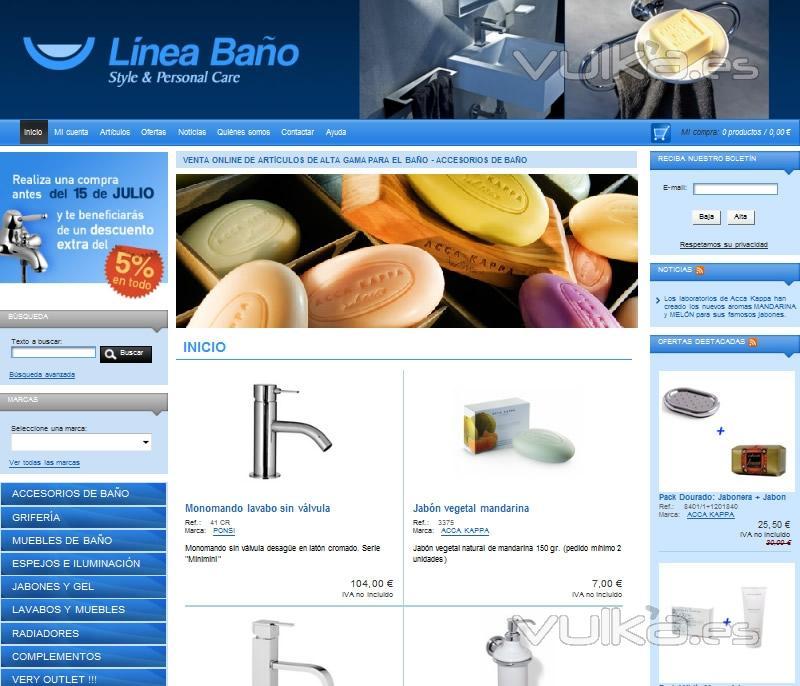 Tienda online de venta de baos, jabones, gel