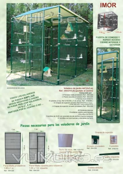 visite nuestra web www.imor-sa.com. Gran variedad de voladeros