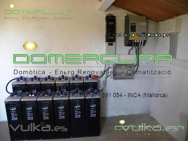 Acumulador 1825 Ah C120 - Regulador MPPT 80A - Convertidor 5kW