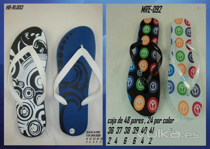 Chanclas para mujer/hombre PVC nueva collection 2010