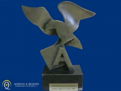 Quirino & brokers premio aguila plata al mejor productor de seguros de empresas de lugo en aegon seguros 2000
