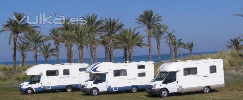 AUTOCARAVANAS LLANSOLA EN EL PARQUE LITORAL DEL GRAO DE CASTELLN