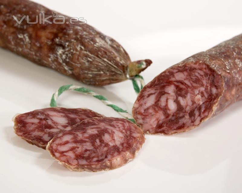 www.sanjamon.com Los mejores embutidos ibericos. El salchichn se elabora a partir un una seleccin de las partes ...