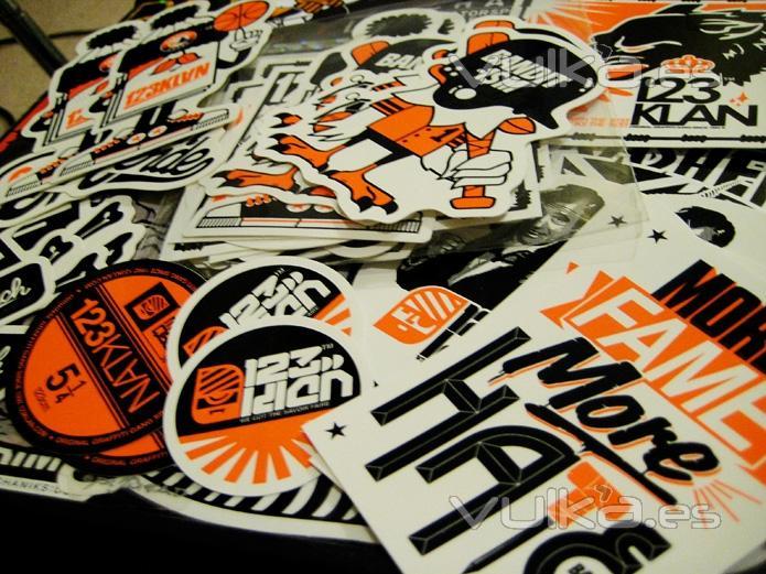 Pegatinas y stickers desde 29 euros las 500!!!