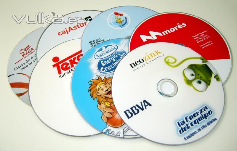 Duplicacin profesional de CD y DVD para pequeas y grandes tiradas.