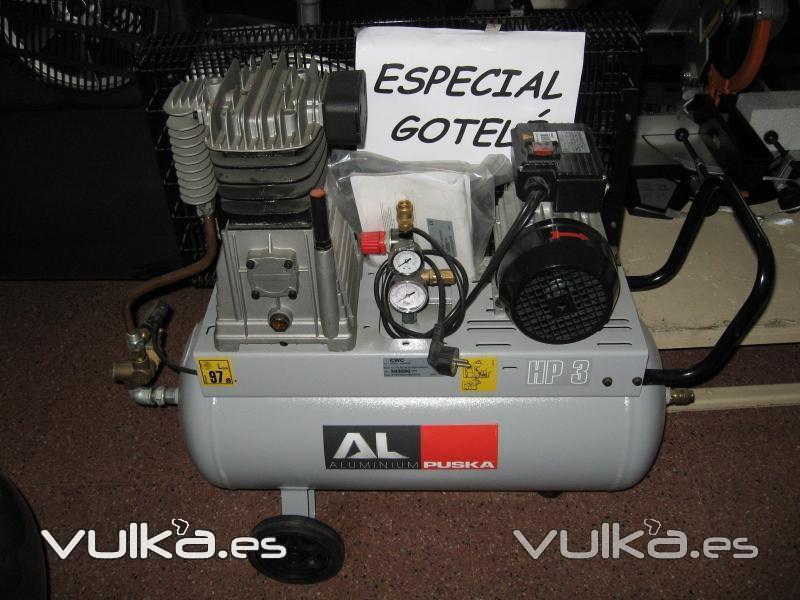 COMPRESOR PUSKA ALUMINIUM 3 HP ESPECIAL GOTELE.