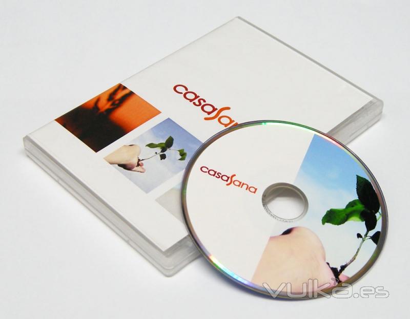 Mini CD en estuche transparente con cartula exterior