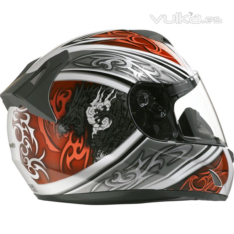 Casco HJC Draco Rojo Precio : EUR195.20 (20% descuento)