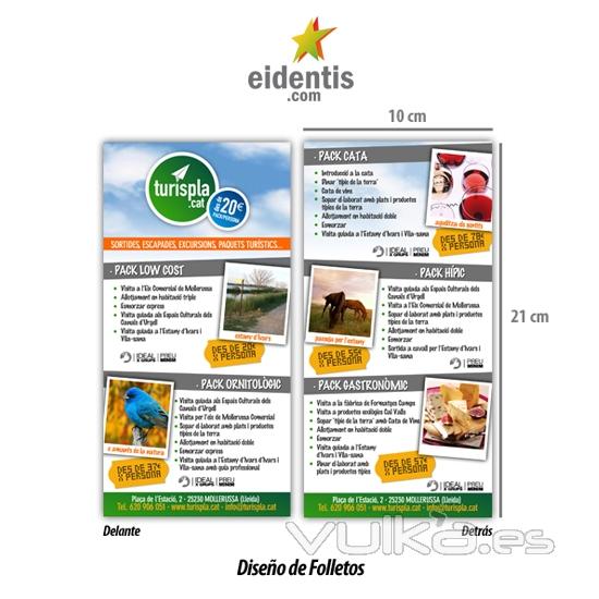 Oferta en diseo e impresin de folletos y envio gratuito