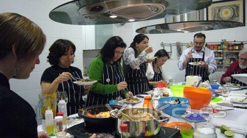 Uno de nuestros cursos de cocina