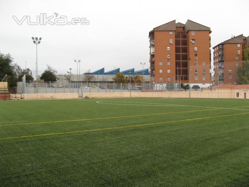 Campo futbol barriada 232 viviendas Cáceres