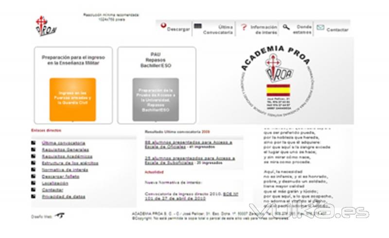 Diseo de Pgina Web de Academia Proa