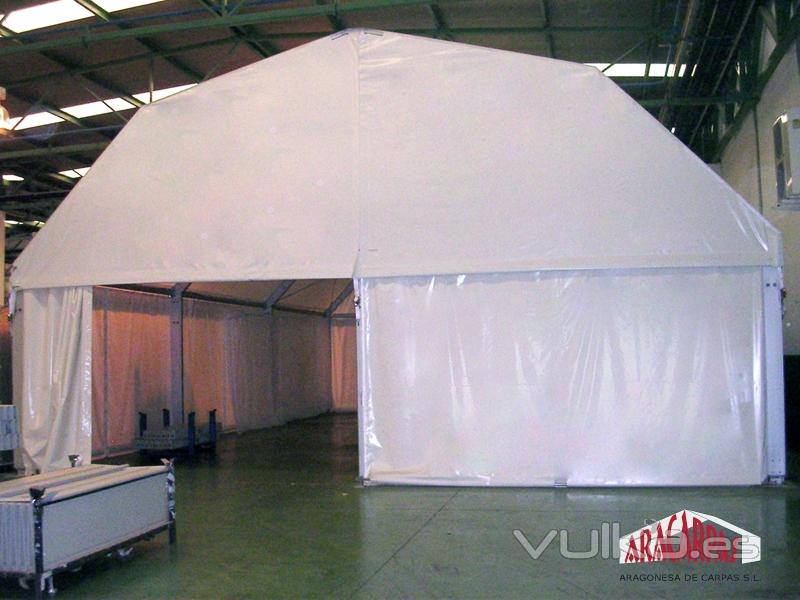 Carpa poligonal de 10 metros de prtico