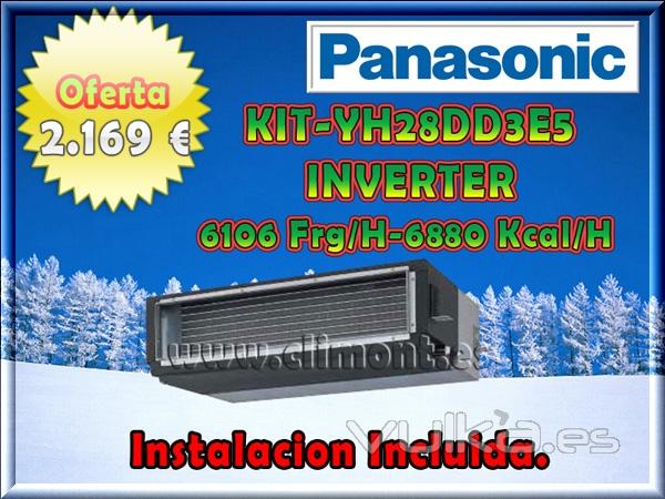 Panasonic de conductos 2.169 EUR 6106 Frg/h Instalacion Incluida
