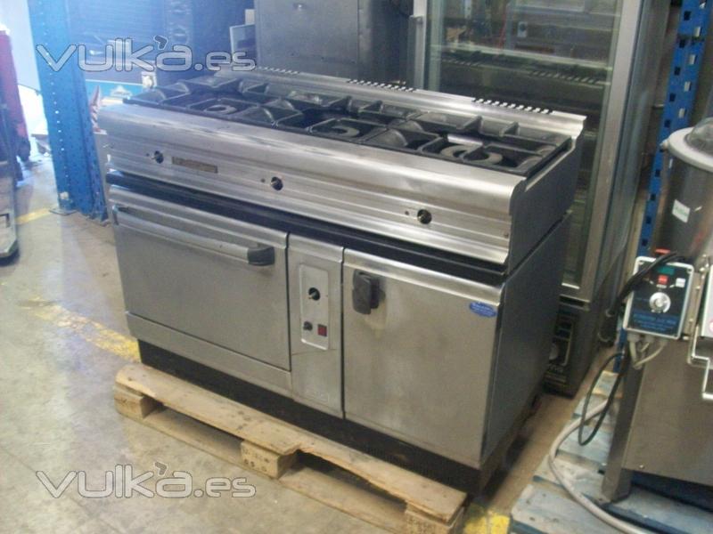 Cocina 3 Fuegos Con Horno Acero Inoxidable