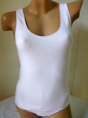 Art 6549 camiseta sport sra s/costuras 95%algodon - 5%eslastano talla: p - m - g color: blanco color remate: