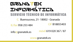Granatek tu tienda y servicio tecnico informatico en Granada