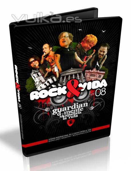 Arte DVD: concierto Rock&Vida (www.arteluzdesign.com/2010/trabajos2.html)