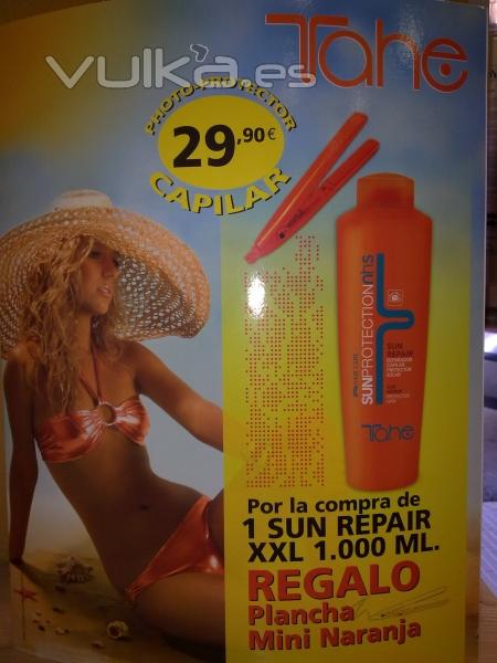 CUIDA TU CABELLO DENTRO Y FUERA DEL AGUA CON ESTE PRODUCTO Y DE REGALO TE LLEVAS TU PLANCHA TERMICA. 