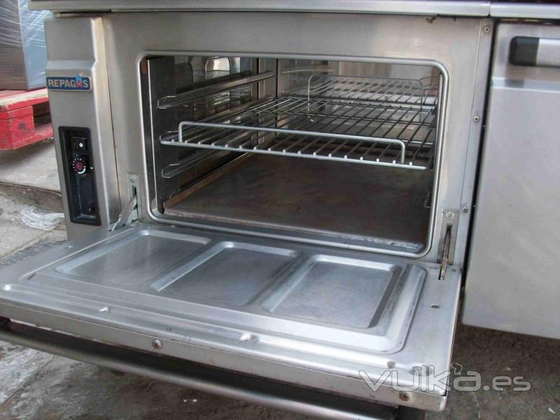 Cocina 6 fuegos con horno Repagas mod C96 101_3785 120x90x85cm