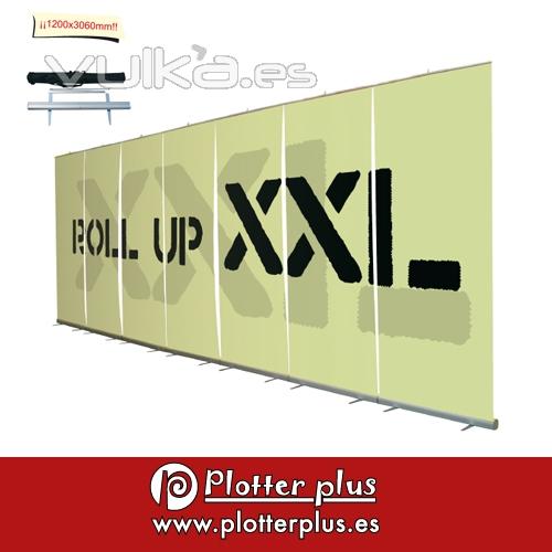 Rollup automontable impreso en lona plstica