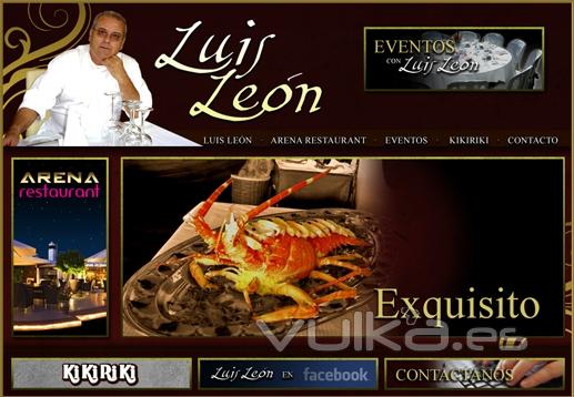 SITIO WEB: Chef Luis León - www.chefluisleon.com