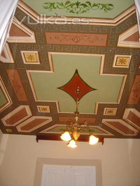 techo ornamentado