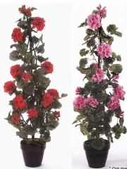 Geranios artificiales con flor oasisdecorcom plantas artificiales de calidad