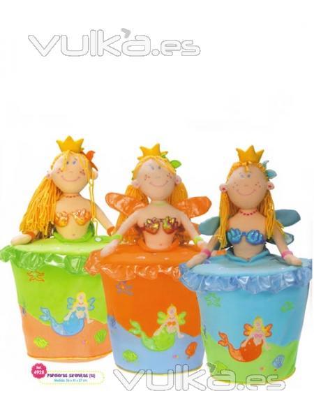 papelera infantil sirenita. oasisdecor.com