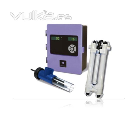 Ultravioleta y Electrlisis. UVScenic  Los sistemas UVScenic incorporan en una nica caja electrnica el ...