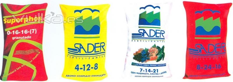 FERTIEUROPA Productos envasados fabricados por SADER, S.A. y distribuidos por FERTIEUROPA, S.A. en Galicia y ...