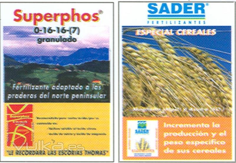 FERTIEUROPA  Productos especiales envasados fabricados por SADER, S.A. y distribuidos por FERTIEUROPA, S.A. en ...
